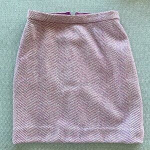 J. Crew lavender s 2 herringbone skirt. Excellent condition.